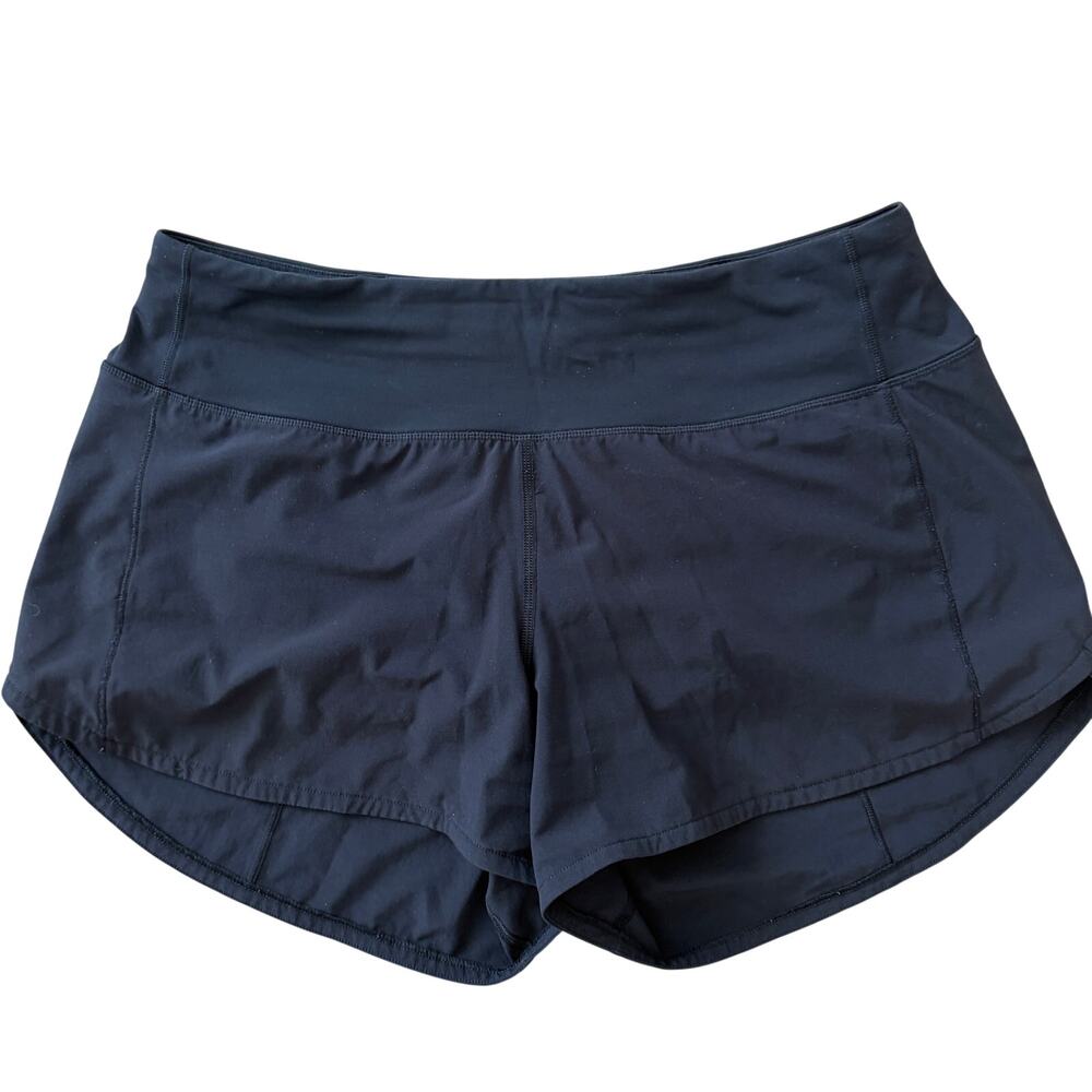 Lululemon Black Speed Up High Rise Lined Short Womens Size 8 Tall